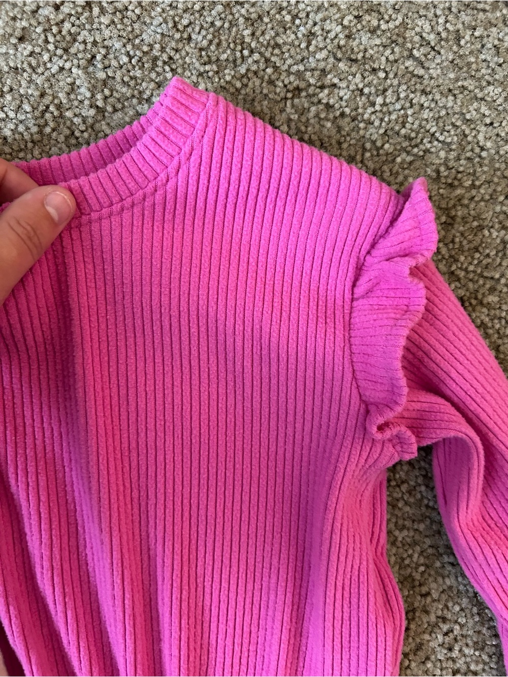Girls Long-Sleeve Ruffle Tops - Picture 5 of 5